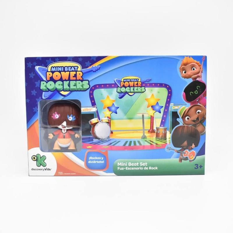 Mini Beat Power Rockers com PlaySet 3D Fuz Multikids - BR995